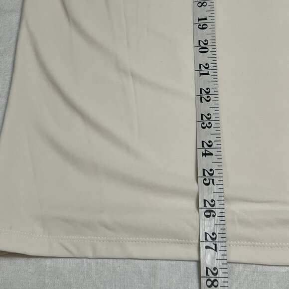 Lauren Ralph Lauren Women’s 2X Ivory Lace Yoke Blouse Top Stretch Plus Size - Picture 6 of 6